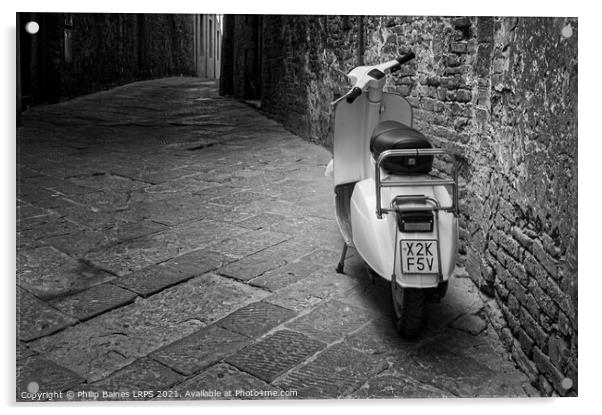 Siena Scooter Acrylic by Philip Baines