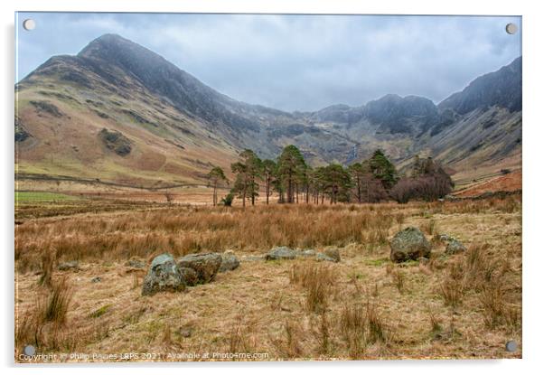 Fleetwith Pike Acrylic by Philip Baines