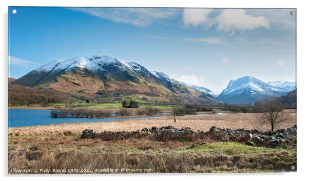 Buttermere Acrylic by Philip Baines