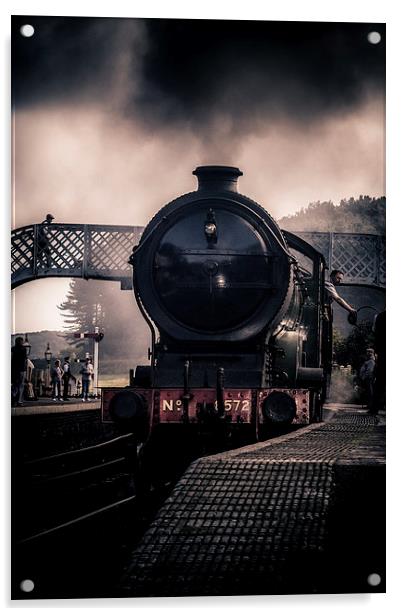 The Train at Platform 2 Acrylic by Paul Holman Photography