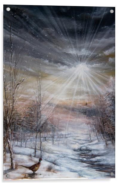 Winter On The Shoot Acrylic by Paul Holman Photography