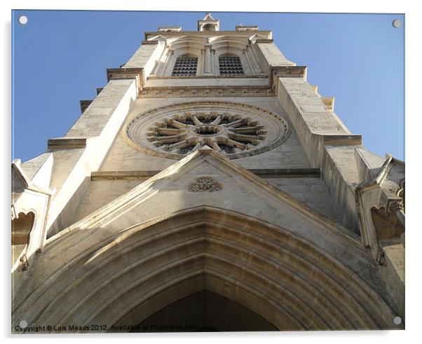 Look up the Church Acrylic by Lois Meads