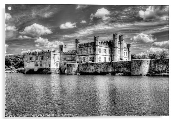 Leeds Castle  Acrylic by David Pyatt