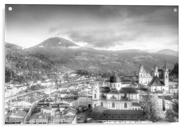 Salzburg City Vista    Acrylic by David Pyatt