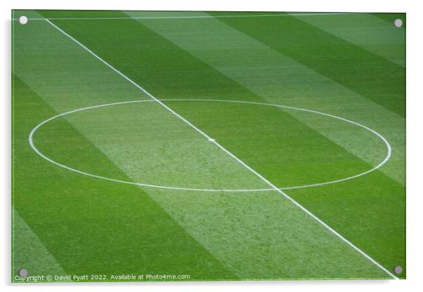 Nou Camp Centre Circle Acrylic by David Pyatt