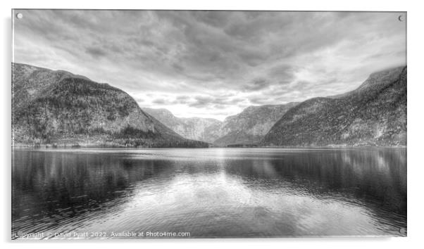 Hallstatt Austria Lake Acrylic by David Pyatt