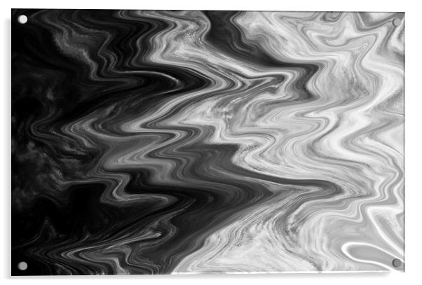 Digital Cloud Abstract Acrylic by David Pyatt