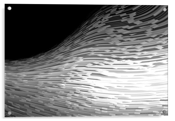 Curve abstract Acrylic by David Pyatt
