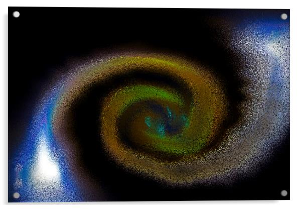 Swirl Abstract Acrylic by David Pyatt