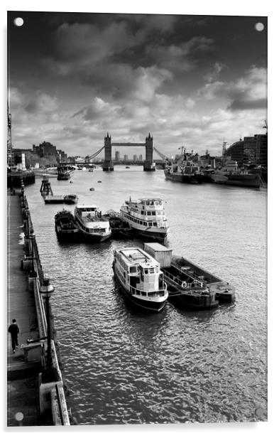 River Thames view Acrylic by David Pyatt