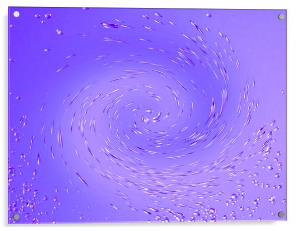 Whirlpool Vortex Acrylic by David Pyatt