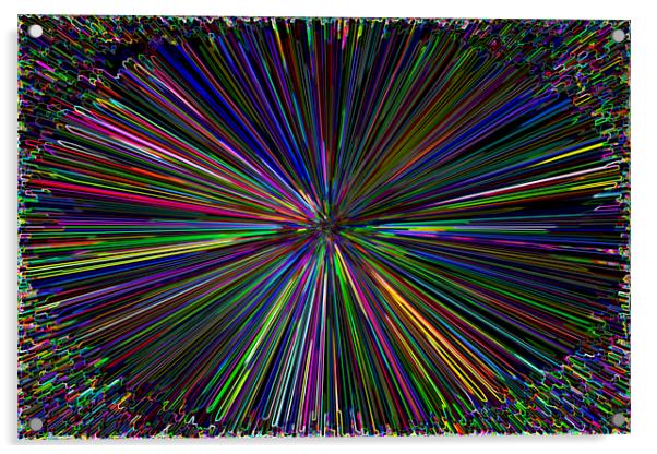 Digital Infinity Abstract Acrylic by David Pyatt