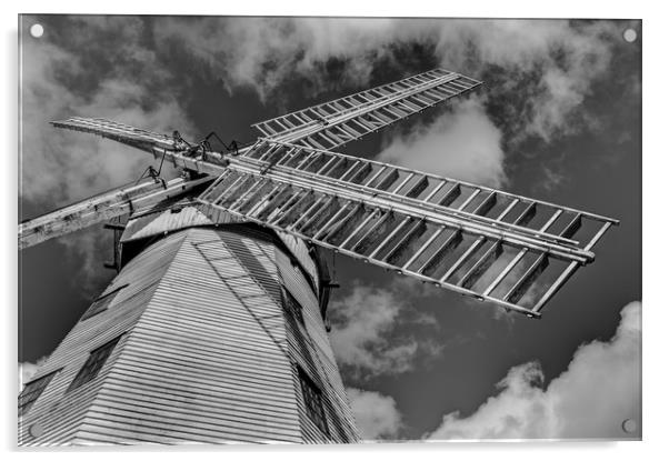 Upminster Windmill Essex England Acrylic by David Pyatt