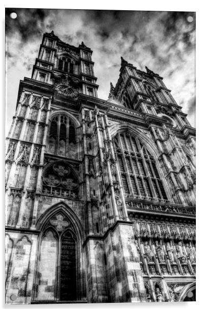 Westminster Abbey London Acrylic by David Pyatt