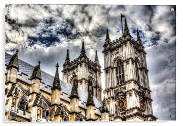 Westminster Abbey London Acrylic by David Pyatt