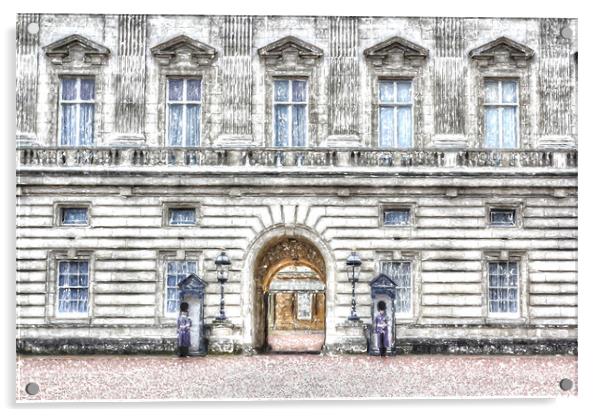  Buckingham Palace Acrylic by David Pyatt
