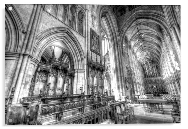 Southwark Cathedral London Acrylic by David Pyatt
