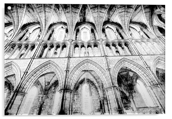 Southwark Cathedral London Art Acrylic by David Pyatt