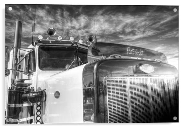 American super Truck Acrylic by David Pyatt