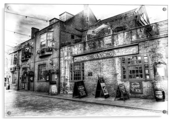 The Anchor Pub London Acrylic by David Pyatt