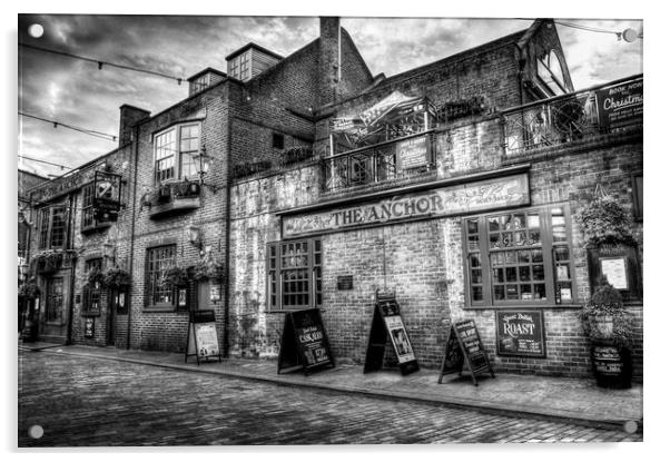 The Anchor Pub London Acrylic by David Pyatt