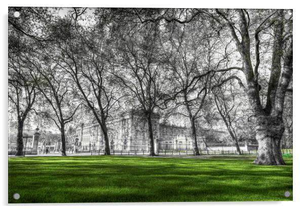 Buckingham Palace Acrylic by David Pyatt