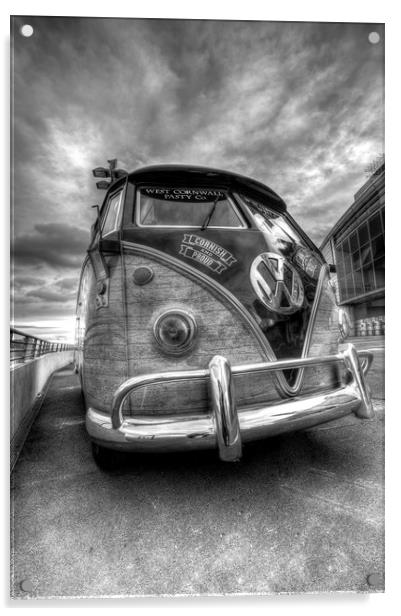 VW Camper Van Acrylic by David Pyatt