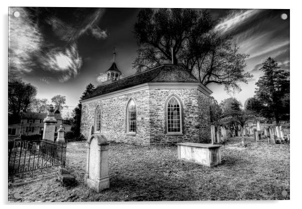 Sleepy Hollow Dutch Church Acrylic by David Pyatt