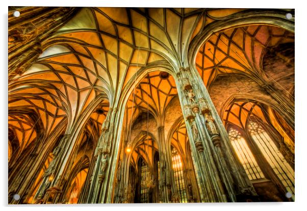 St Stephens Cathedral Vienna Art Acrylic by David Pyatt