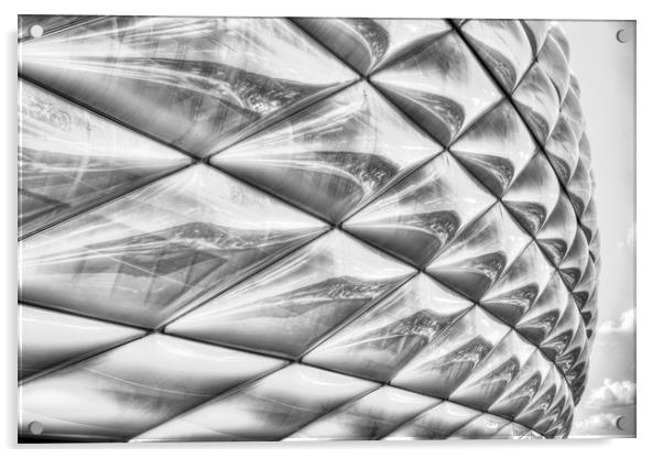 Allianz Arena Abstract Acrylic by David Pyatt