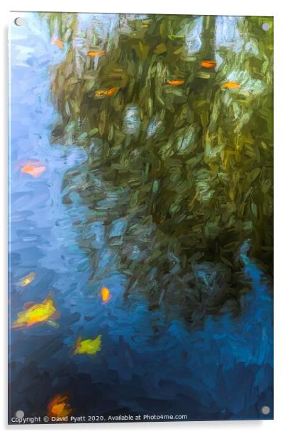 Reflections Of Nature Acrylic by David Pyatt