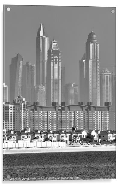 Dubai Architecture   Acrylic by David Pyatt