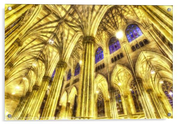 St Patrick's Cathedral Art Acrylic by David Pyatt