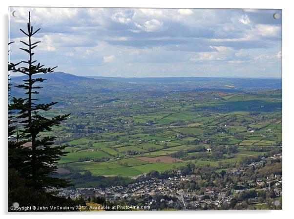 Rostrevor and Beyond Acrylic by John McCoubrey