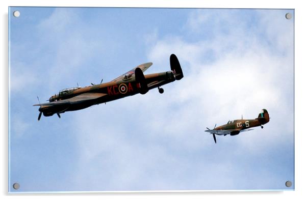 Battle of Britain flight Acrylic by eric carpenter