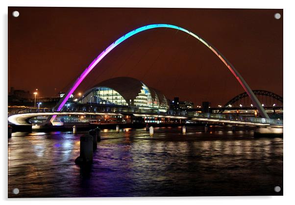  Millennium Bridge Acrylic by eric carpenter