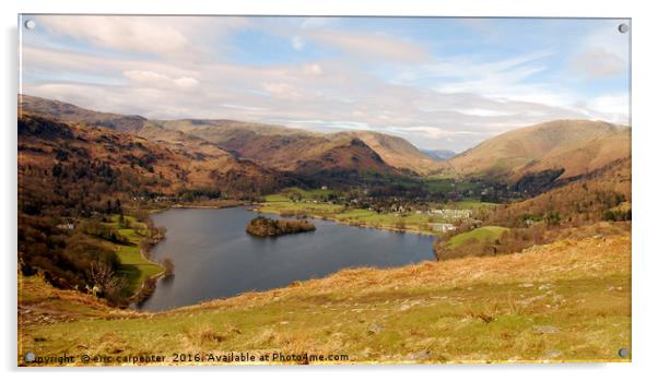 Grasmere  view Acrylic by eric carpenter