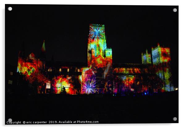 Durham Cathedral Lumiere Acrylic by eric carpenter