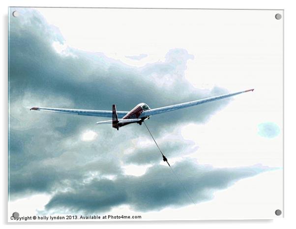 Glider Sky High Acrylic by holly lyndon