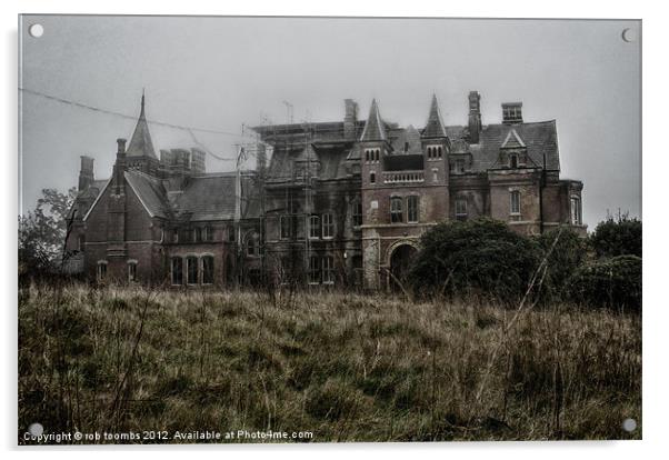 THE OLD MANOR Acrylic by Rob Toombs