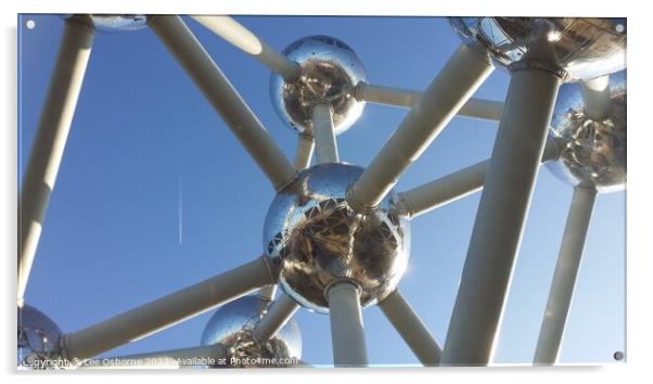 The Atomium, Brussels Acrylic by Lee Osborne