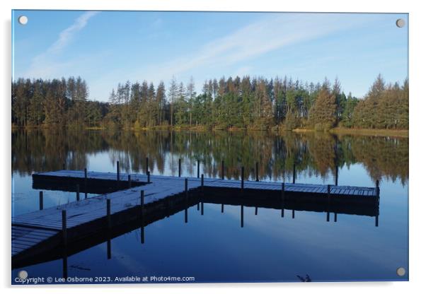 Reflections in the Loch 2 Acrylic by Lee Osborne