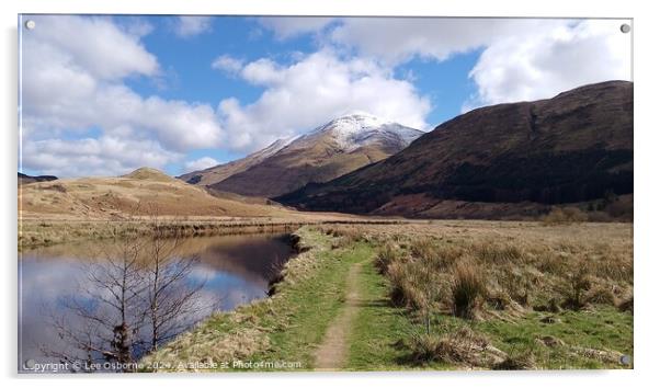 Ben More, Crianlarich, Scotland 1 Acrylic by Lee Osborne