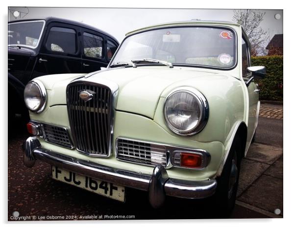 1960s Wolseley Hornet car Acrylic by Lee Osborne