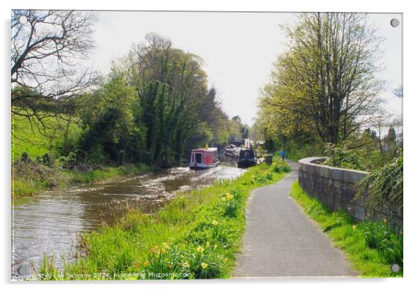 Union Canal, West Lothian 1 Acrylic by Lee Osborne