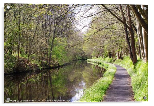 Union Canal, West Lothian 6 Acrylic by Lee Osborne