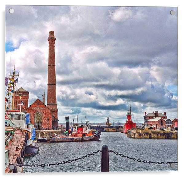 pumphouse Acrylic by sue davies