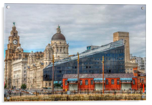  liverpool Acrylic by sue davies