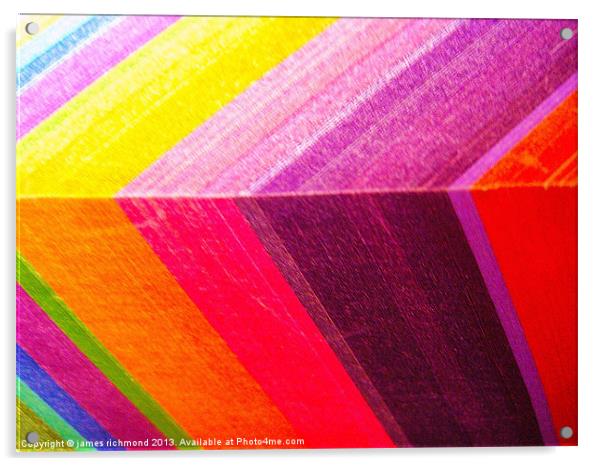 Corner Colours  1 - 5 Acrylic by james richmond