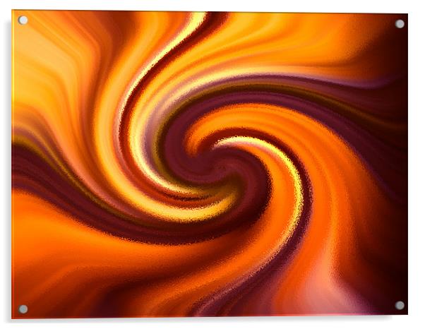 Smoothy Abstract Acrylic by Clive Eariss